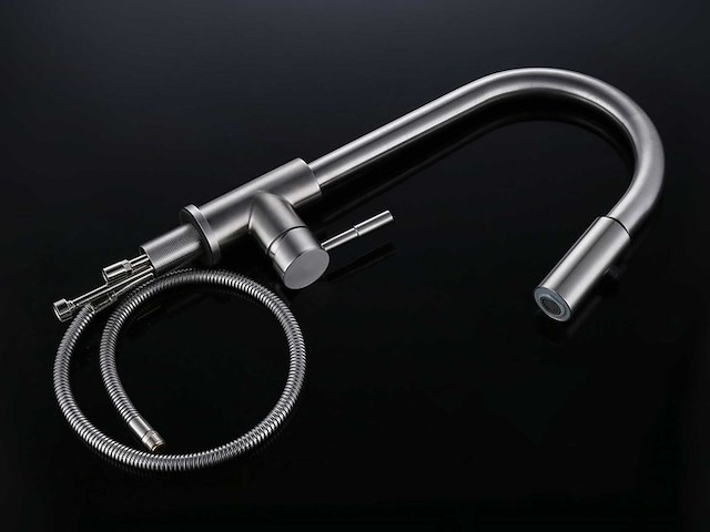 Mawialux keukenkraan met uitneembare sproeikop - rvs - afbeelding 10 van  13