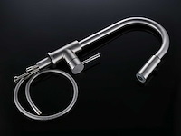 Mawialux keukenkraan met uitneembare sproeikop - rvs - afbeelding 10 van  13