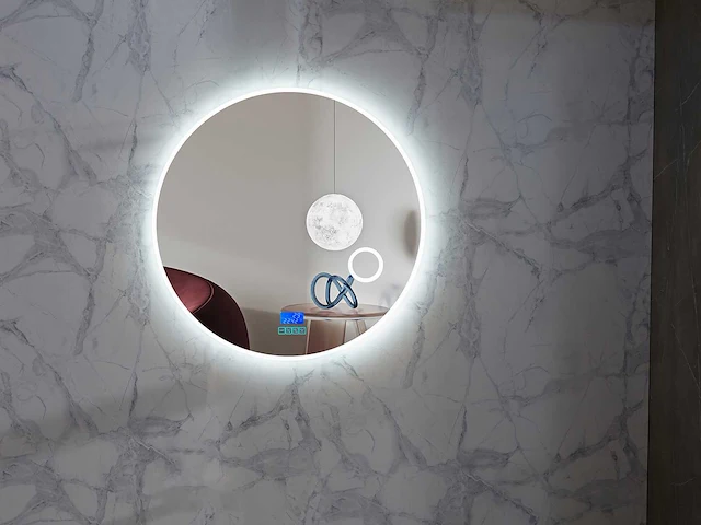 Mawialux led spiegel 70/80/90/100cm diameter keuze - afbeelding 3 van  10