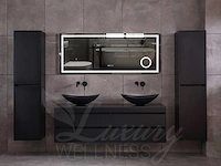 Mawialux mat zwart badkamermeubel 160cm (diverse opstellingen) - afbeelding 48 van  71