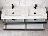 Mawialux mat zwart badkamermeubel 160cm (diverse opstellingen) - afbeelding 39 van  71