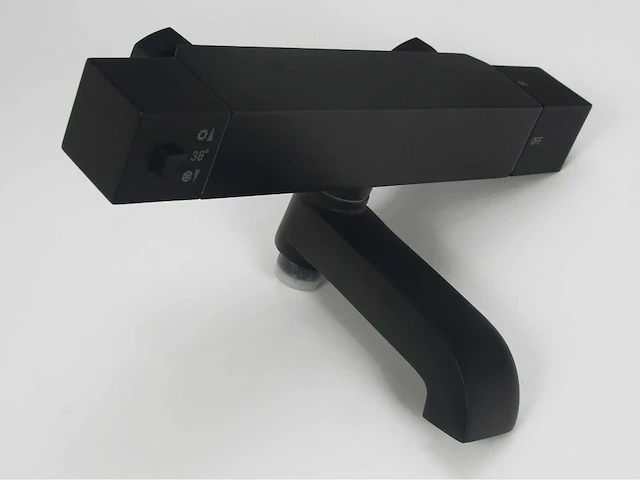 Mawialux opbouw badkraan - mat zwart - afbeelding 6 van  8