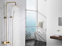 Mawialux opbouw doucheset geborsteld goud - afbeelding 2 van  9