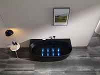 Mawialux opbouw massagebad - ballo - mat zwart - afbeelding 10 van  14