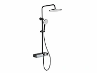 Mawialux opbouw regendouche - digitaal display - mat zwart - afbeelding 1 van  7