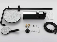 Mawialux opbouw regendouche - digitaal display - mat zwart - afbeelding 2 van  7