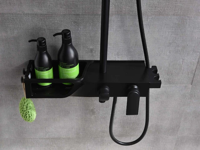 Mawialux opbouw regendouche mat zwart - afbeelding 5 van  9