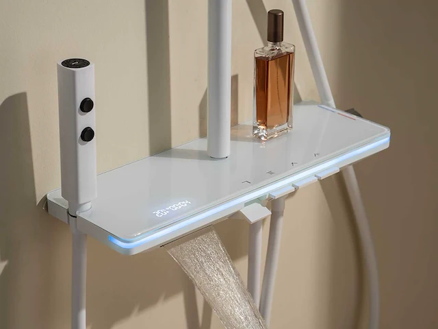 Mawialux opbouw regendoucheset - digitaal display - gunmetal grey of mat wit keuze - afbeelding 4 van  16