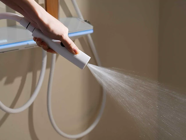 Mawialux opbouw regendoucheset - digitaal display - gunmetal grey of mat wit keuze - afbeelding 5 van  16