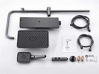 Mawialux opbouw regendoucheset - digitaal display - gunmetal grey of mat wit keuze - afbeelding 15 van  16