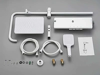 Mawialux opbouw regendoucheset - digitaal display - gunmetal grey of mat wit keuze - afbeelding 16 van  16