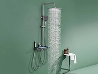 Mawialux opbouw regendoucheset - digitaal display - gunmetal grey of mat wit keuze - afbeelding 5 van  17