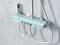 Mawialux opbouw regendoucheset - digitaal display - gunmetal grey of mat wit keuze - afbeelding 11 van  17