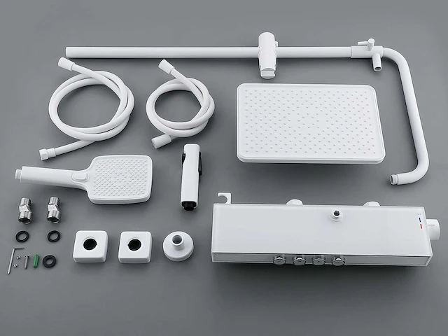 Mawialux opbouw regendoucheset - digitaal display - gunmetal grey of mat wit keuze - afbeelding 13 van  17