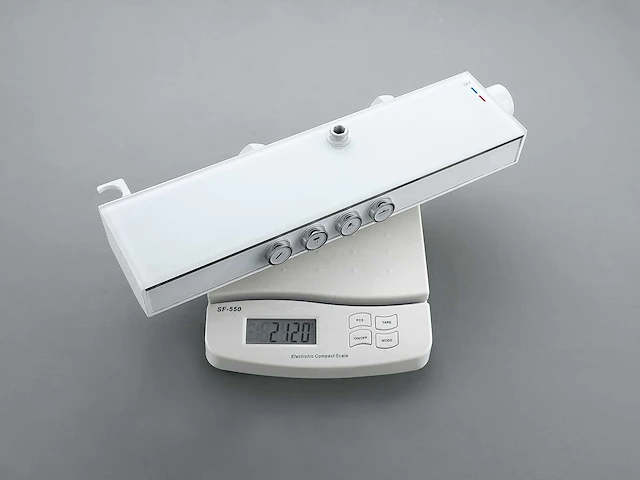 Mawialux opbouw regendoucheset - digitaal display - gunmetal grey of mat wit keuze - afbeelding 14 van  17