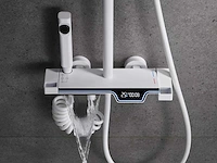 Mawialux opbouw regendoucheset - digitaal display - gunmetal grey of mat wit keuze - afbeelding 5 van  9