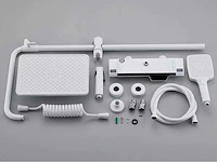 Mawialux opbouw regendoucheset - digitaal display - gunmetal grey of mat wit keuze - afbeelding 8 van  9