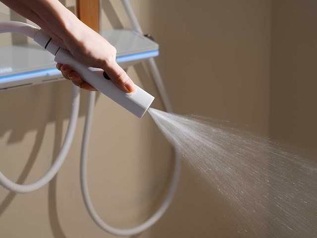 Mawialux opbouw regendoucheset - digitaal display - gunmetal grey of mat wit keuze - afbeelding 5 van  16