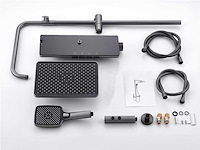 Mawialux opbouw regendoucheset - digitaal display - gunmetal grey of mat wit keuze - afbeelding 15 van  16