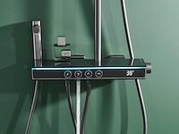 Mawialux opbouw regendoucheset - digitaal display - gunmetal grey of mat wit keuze - afbeelding 4 van  17