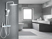 Mawialux opbouw regendoucheset - digitaal display - gunmetal grey of mat wit keuze - afbeelding 16 van  17