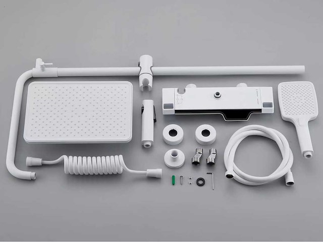 Mawialux opbouw regendoucheset - digitaal display - gunmetal grey of mat wit keuze - afbeelding 8 van  9