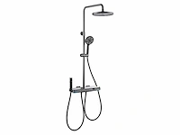 Mawialux opbouw regendoucheset - digitaal display - gunmetal grey - afbeelding 1 van  8