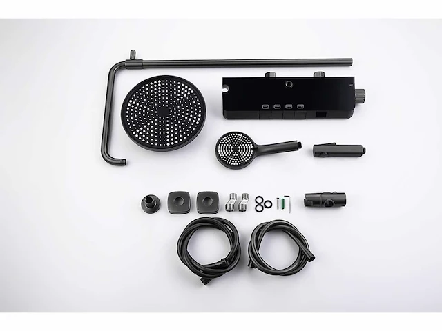 Mawialux opbouw regendoucheset - digitaal display - gunmetal grey - afbeelding 6 van  8