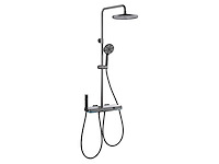 Mawialux opbouw regendoucheset - digitaal display - gunmetal grey - afbeelding 1 van  8