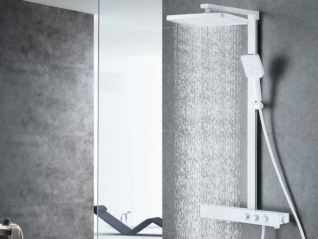 Mawialux opbouw regendoucheset - mat wit - afbeelding 12 van  22