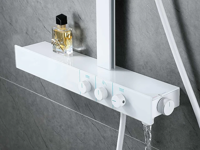 Mawialux opbouw regendoucheset - mat wit - afbeelding 18 van  22