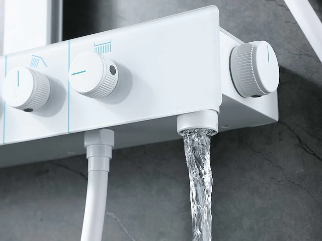 Mawialux opbouw regendoucheset - mat wit - afbeelding 20 van  22