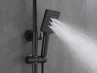 Mawialux opbouw regendoucheset - mat zwart - afbeelding 6 van  9