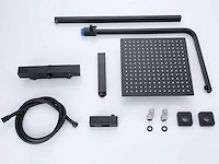 Mawialux opbouw thermostaat regendouche mat zwart - afbeelding 2 van  13