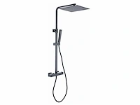 Mawialux opbouw thermostaat regendouche mat zwart - afbeelding 1 van  13