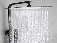 Mawialux opbouw thermostaat regendouche mat zwart - afbeelding 7 van  13