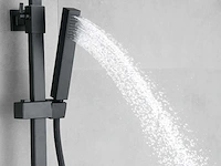 Mawialux opbouw thermostaat regendouche mat zwart - afbeelding 9 van  13