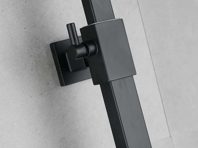 Mawialux opbouw thermostaat regendouche mat zwart - afbeelding 10 van  13