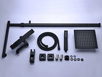 Mawialux opbouw thermostaat regendouche mat zwart - afbeelding 3 van  7