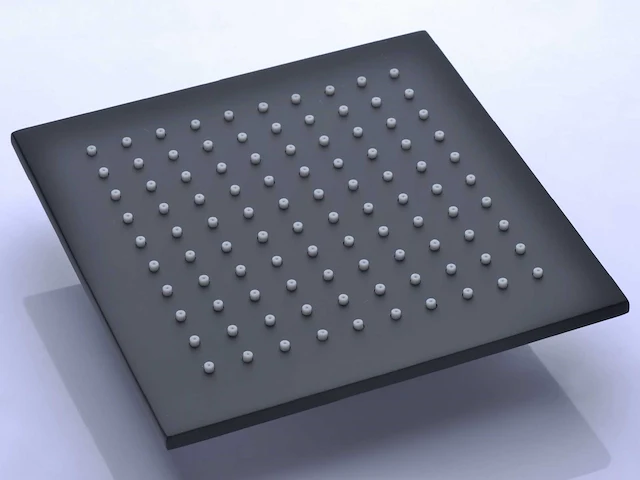 Mawialux opbouw thermostaat regendouche mat zwart - afbeelding 4 van  7