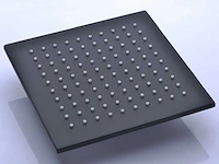 Mawialux opbouw thermostaat regendouche mat zwart - afbeelding 4 van  7