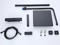 Mawialux opbouw thermostaat regendouche mat zwart - afbeelding 2 van  13