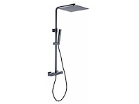 Mawialux opbouw thermostaat regendouche mat zwart - afbeelding 1 van  13