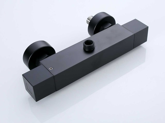 Mawialux opbouw thermostaat regendouche mat zwart - afbeelding 12 van  13