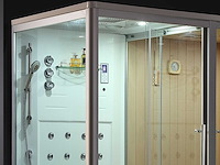 Mawialux sauna met stoomcabine wellness huis - wit - afbeelding 8 van  14