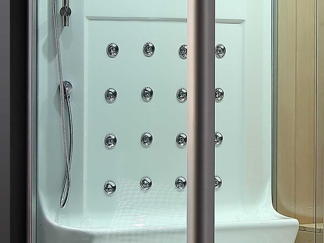 Mawialux sauna met stoomcabine wellness huis - wit - afbeelding 9 van  14