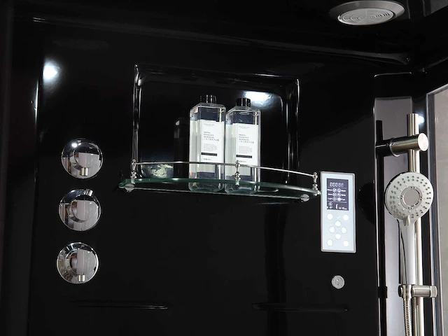 Mawialux sauna met stoomcabine wellness huis - zwart - afbeelding 11 van  12