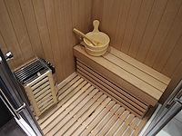 Mawialux sauna met stoomcabine wellness huis - zwart - afbeelding 9 van  12