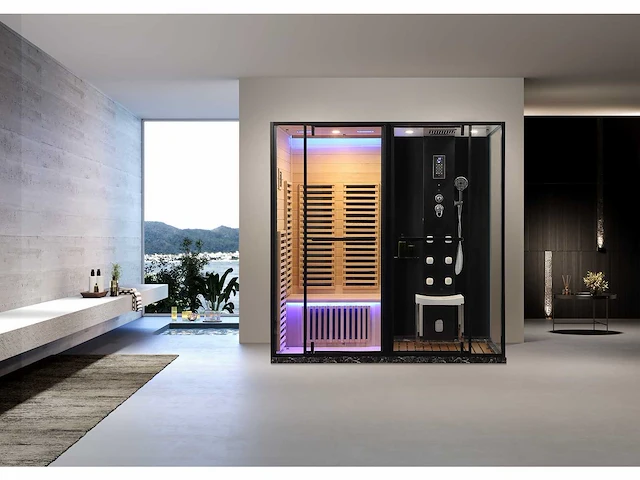 Mawialux sauna met stoomcabine wellness huis - afbeelding 3 van  9