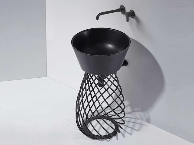 Mawialux solid surface staande wasbak - sophie - afbeelding 3 van  4